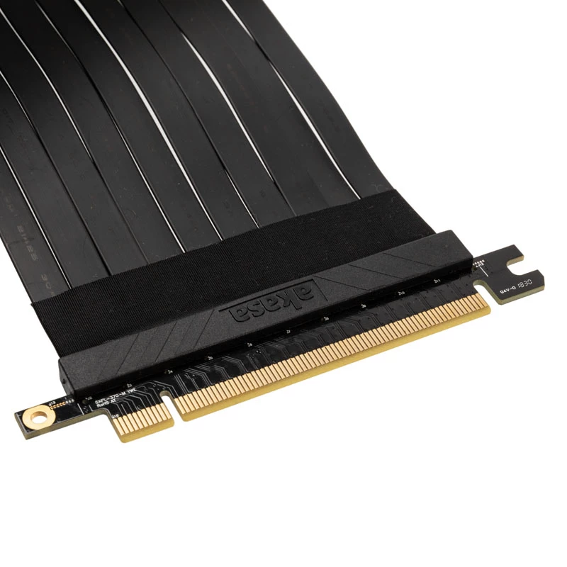 Riser kaabel Akasa RISER Must X2 Premium PCIe 3.0 x16 20CM