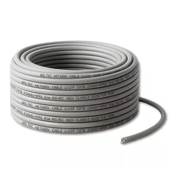 UTP patchcordkaabel CAT6 vask Cu 100 m hall – QOLTEC 54560