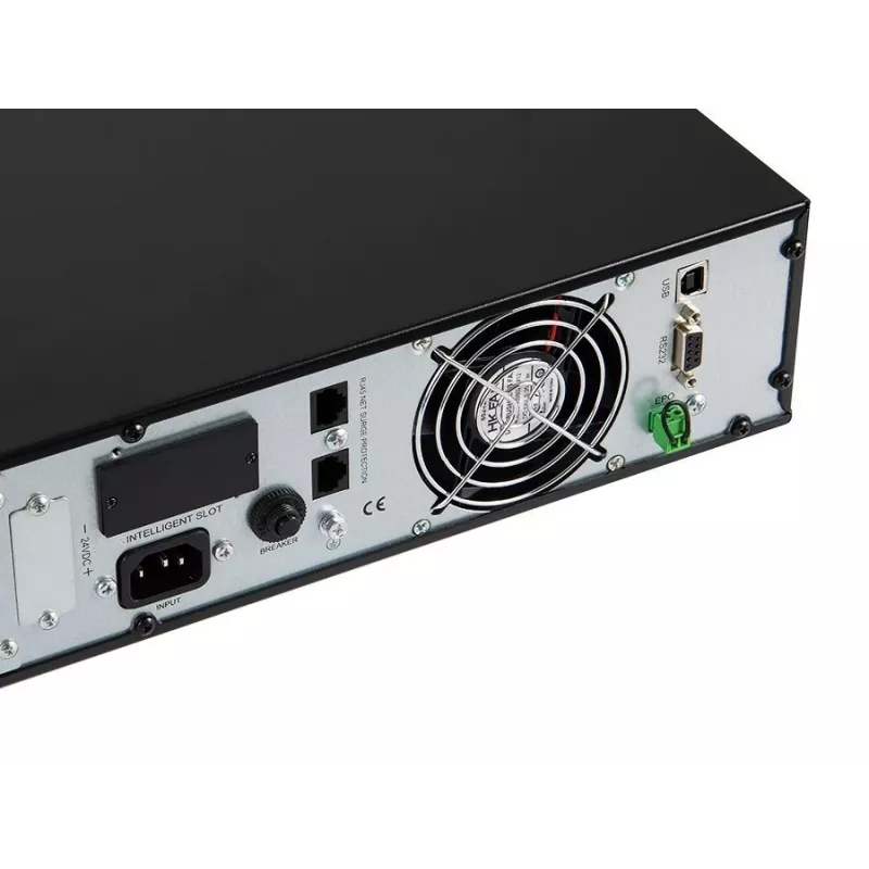 Katkematu toiteallikas roheline Cell UPS13 — võrguühendusega topeltmuundusega UPS, 1000 VA / 900 W, puhas siinuslaine, 6 vahelduvvoolupistikut, LCD, 2×12V 9Ah akud