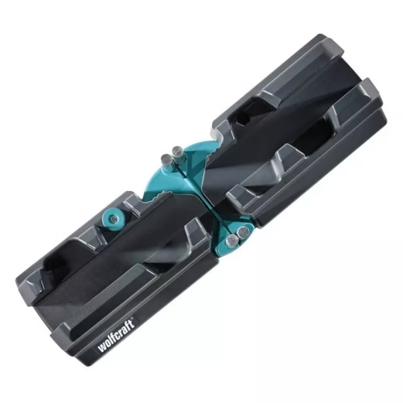 Kalde- ja järkamisraam Wolfcraft 6948200 — järkamisjuhik, 85–180° mõõteulatus, kuni 3 cm paksuste laudade jaoks, must