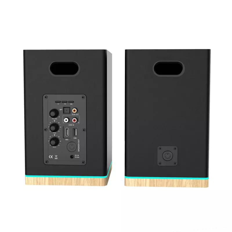 Riiulikõlarid Teac BS-60BK LED Must — Bluetooth, 2×90W, RCA, USB, optiline, bassirefleks, kaugjuhtimispult