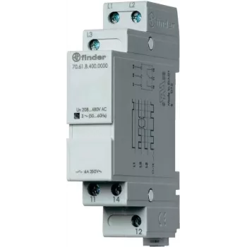 Finder võrgupinge järelevalverelee 70.61.8.400.0000 70.61.8.400.0000 3-faasiline võrgujärelevalve (208–480 V/AC), faasijärjestus (70.61.8.400.0000)