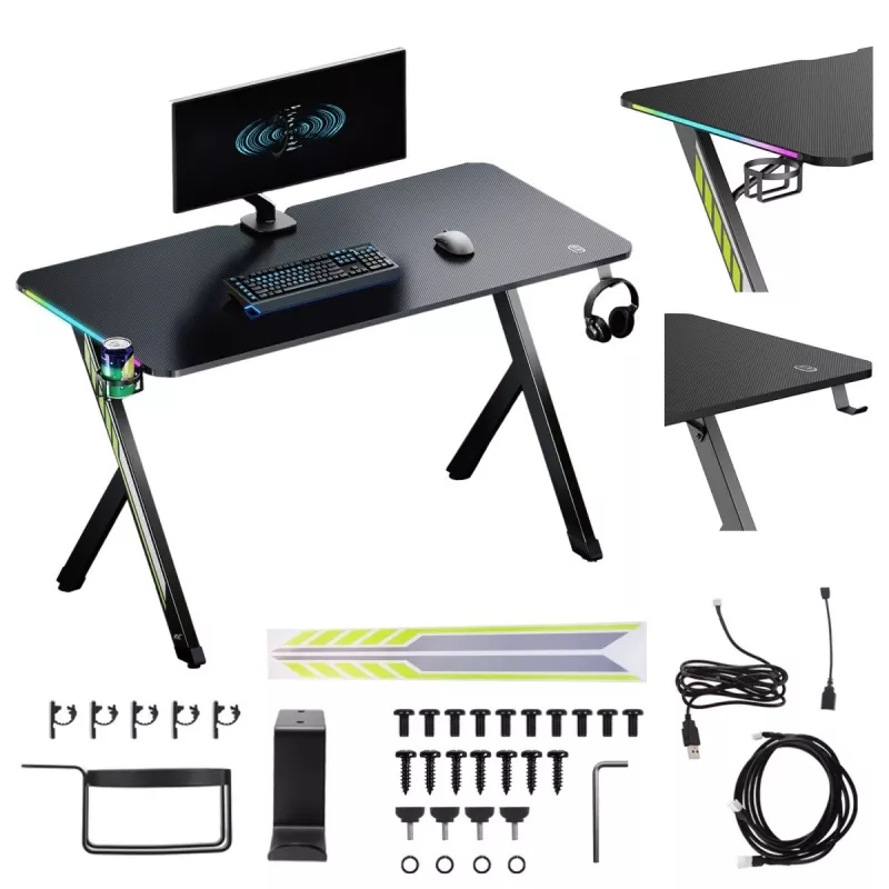NanoRS mängulaud LED-taustvalgustusega 120x60cm RS10