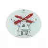 NeXtime klok 8807 Windmil, Ø30 cm, seinakell, valge/must/punane