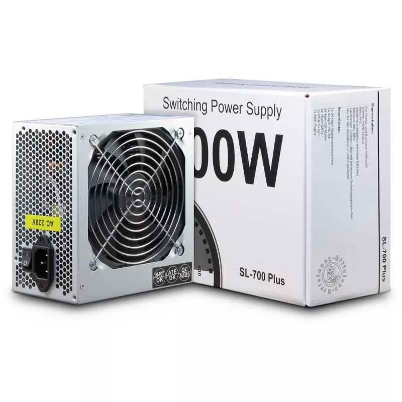 Inter-Tech SL-700 Plus - Toiteplokk (sisemine) - ATX12V 2,4 - AC 230 V - 700 W - aktiivne PFC (88882141)