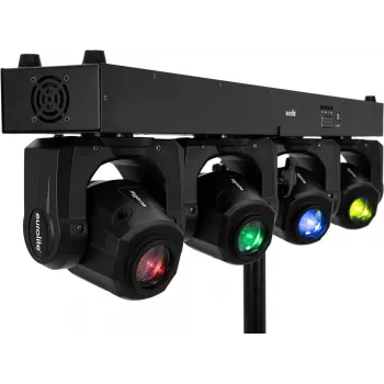 EUROLITE LED TMH Bar S120 120W RGBW liikuvpea prožektor — kompaktne lavavalgusti mootoriga pan/tilt