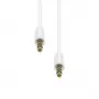 Toitepikenduskaabel ProXtend 3-pin õhuke M3S-015W, valge, 1,5 m