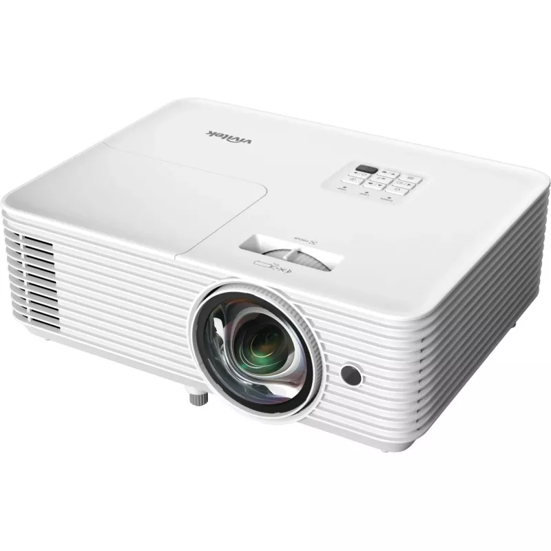 Lühifookusprojektor Vivitek DX335ST — 3200 ANSI lm, WXGA 1280×800, viske suhe 0,52:1, 16 W kõlar, HDMI 2.0