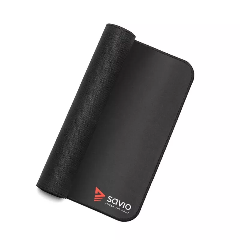 Mänguhiirematt SAVIO Must Edition Turbo Dynamic L — 700×300×3 mm, riidest pind, kummist alus, õmmeldud servad