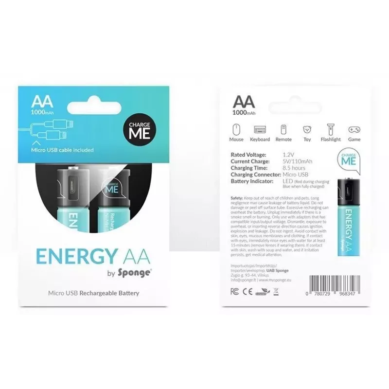 Aku Sponge Energy AAA — Sponge 0
