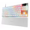 Mehaaniline TKL mänguriklaviatuur STEELSERIES Apex Pro TKL Gen 3 Valge — USA paigutus, RGB, reguleeritavad lülitid