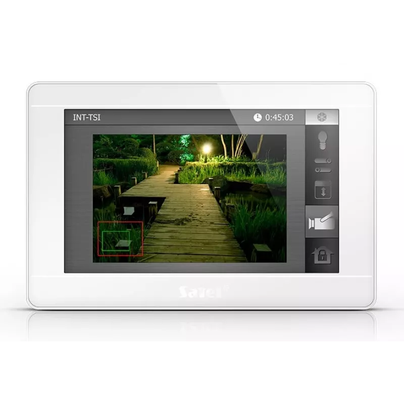 SATEL KEYPAD INT-TSI-W graafiline 7-tolline (valge)