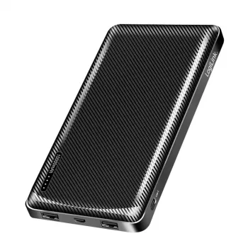 Logilink akupank, Li-Po, 2x USB-A, USB-C | PA0316 | 10000 mAh | Must