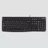 Logitech Desktop MK120 Combo, Must, Juhtmega, Šveitsi, 920-002504