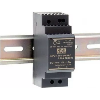 Toiteadapter MEAN WELL HDR-30-5 30W 5V 85-264V