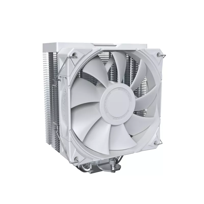 CPU õhkjahuti Montech NX400, 120 mm ventilaatorid, Valge, mõõdud 156×74×120 mm, TDP 270 W