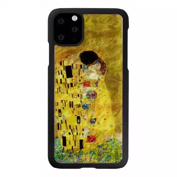 Nutitelefoni ümbris iKins iPhone 11 Pro Max jaoks — must suudluse disain, kaitsev ümbris