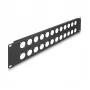 DeLOCK patch-paneeli lisaseade 88055 Rack paigaldus 2U Must