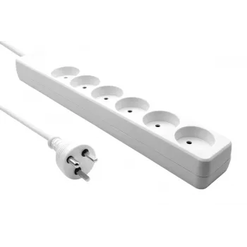 Pikendusjuhe ProXtend K6-KIT01W — 6-kohaline pikendusjuhe, 1 m kaabel