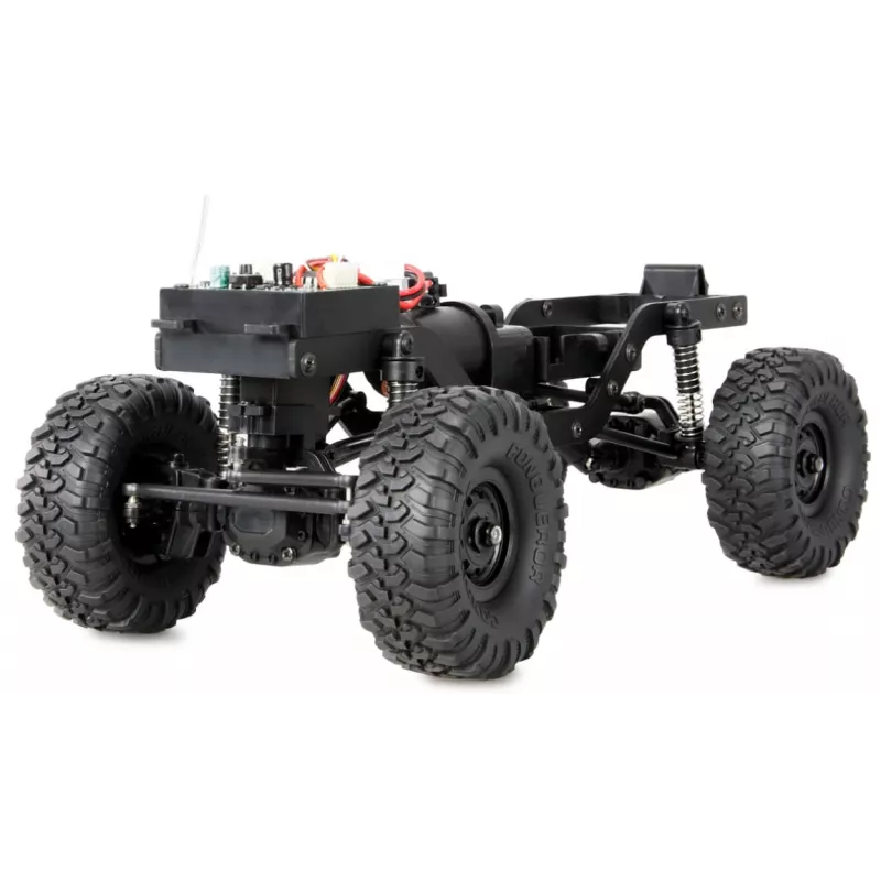 RC crawler Amewi Mini-D90 4WD 1:16 RTR — mõõtkava 1:16, 4-veoline, valmissõiduks