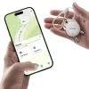 HAMA Item Finder 00185815 Bluetooth Apple Find My rakendusele, valge — jälgija isiklike esemete leidmiseks