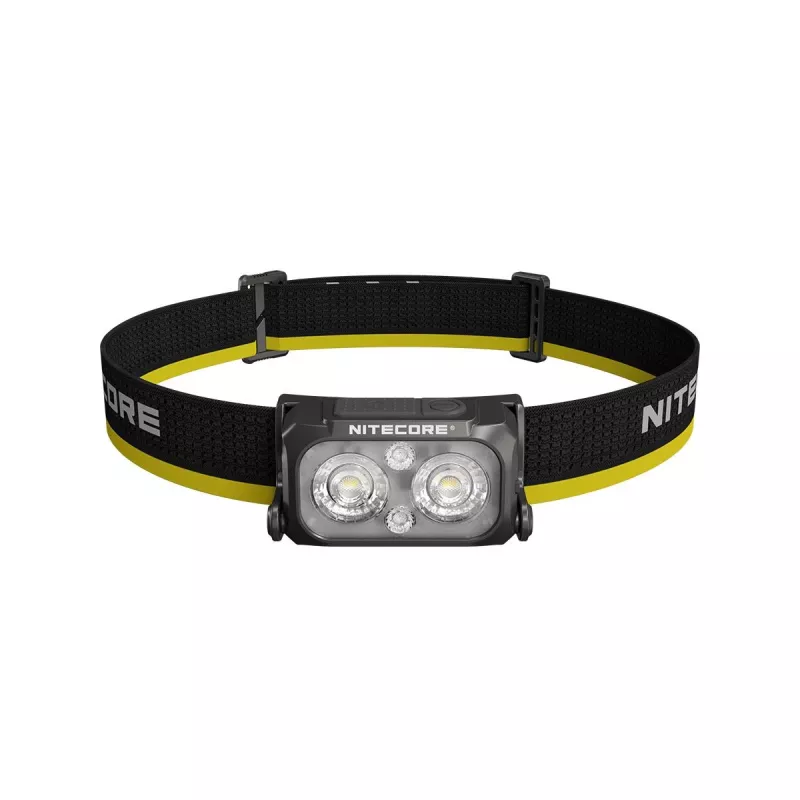Pealamp Nitecore NU25 MCT — laetav pealamp, kuni 400 luumenit, kompaktne vabakäe valgustus