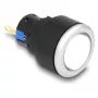 DELOCK 22054 tööstusmasina valgusti — LED-lamp, 1 lamp, IP40/IP65, AC 250 V 5 A, Ø 2,5 cm, K 42 mm