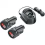 Akude stardikomplekt Bosch GAL1210CV 12V koos 2×1,5Ah akude ja laadijaga