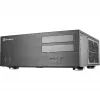 SilverStone Grandia GD08 - lauaarvuti - SSI EEB - ilma toiteallikata - must - USB/heli