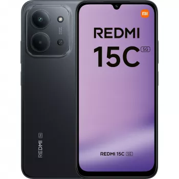 Xiaomi Redmi 15C | Midnight Black | 6.9 tolli | IPS LCD | 720 x 1600 pikslit | Sisemälu 4 GB | 128 GB | Kahe SIM-kaardiga | 5G | Põhikaamera eraldusvõime 50 MP | Teisene kaamera eraldusvõime 8 MP