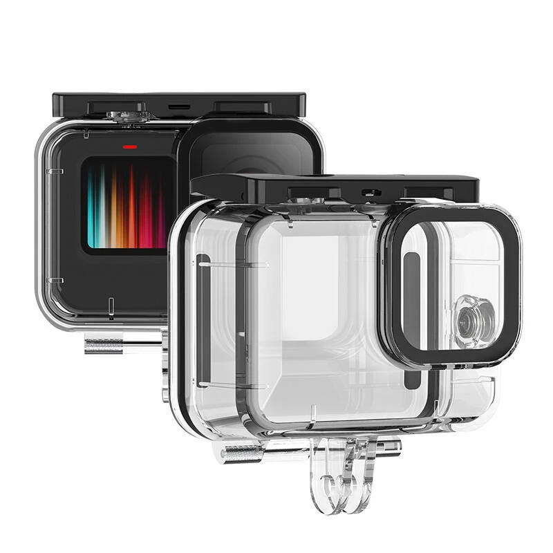 Veekindel ümbris Telesin GP-WTP-901 GoPro Hero 9 jaoks — kaitsev veealune korpus