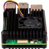 Joy-IT Armor Case BLOCK ACTIVE SBC-korpus arenduskomplektidele Raspberry Pi (RB-AlucaseP5-07FAN)