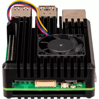 Joy-IT Armor Case BLOCK ACTIVE SBC-korpus arenduskomplektidele Raspberry Pi (RB-AlucaseP5-07FAN)