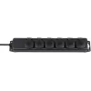 pikendusjuhe IP44 6 pesaga must 2 m H07RN-F 3G1,5 (1159970)