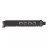 PNY NVIDIA T1000 4GB GDDR6 madala profiiliga, 4x Mini DisplayPort (VCNT1000-SB)
