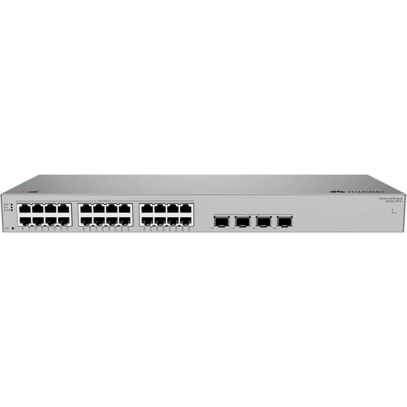 Huawei S220S-24T4J Gigabit lüliti, 4x 2,5G SFP 24x LAN, 4x 2,5G SFP