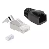 DeLOCK 66903 traatühendus RJ-45 Must Metallist Isane 25 tk