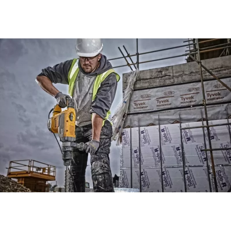 DeWALT D25773K-QS haamer Must, Kollane