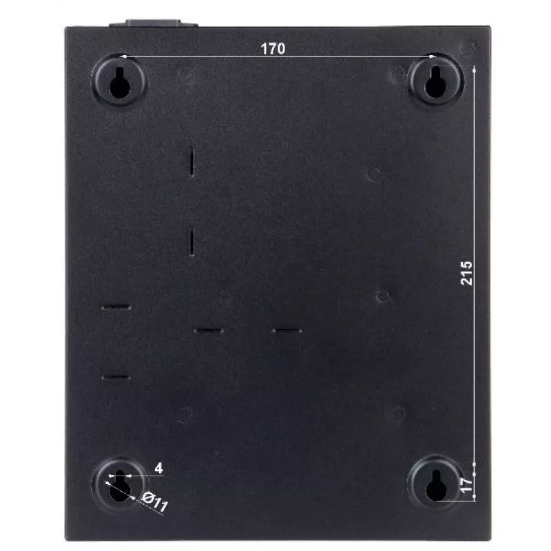 Juurdepääsukontroller Hikvision DS-K2801 Must 237x285x69mm