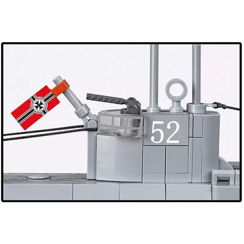Ehituskomplekt Cobi U-Boot U-52 — 474-osaline mudelikomplekt