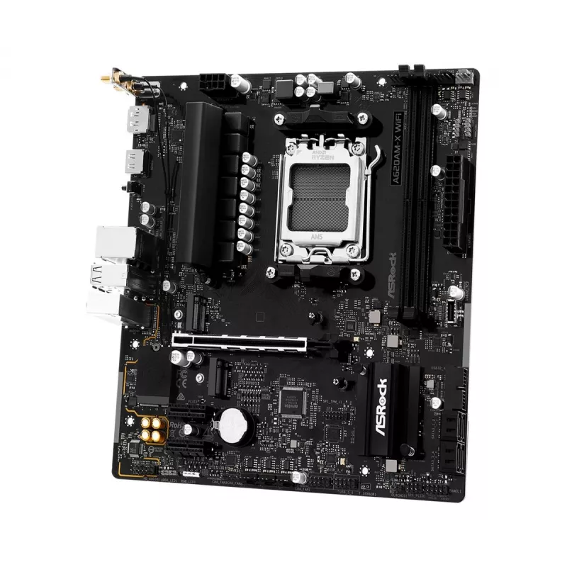 ASRock A620AM-X WiFi AMD A620 AM5 Micro-ATX emaplaat