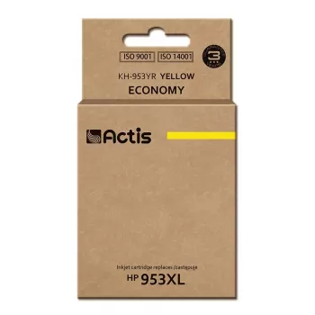 Actis KH-953YR tint (asendus HP 953XL F6U18AE; Premium; 25 ml; kollane)