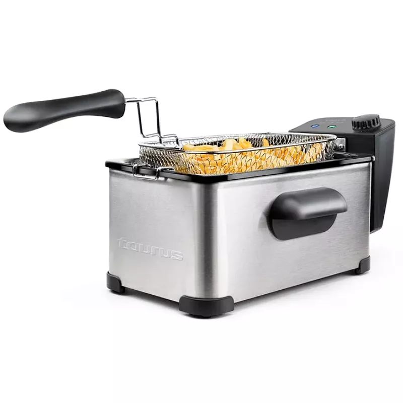 Taurus Fry 3 Single fritüür — 3 liitrit õli, 2000 W, roostevaba teras, reguleeritav termostaat 150–190 °C
