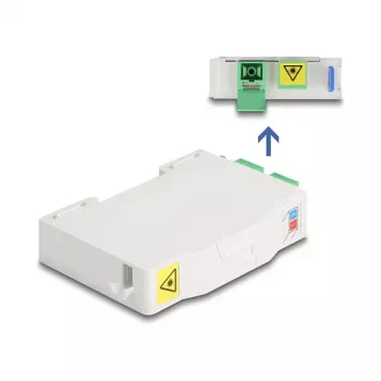 Optical Fiber Connection Box DeLOCK 85935 SC Simplex Valge