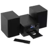 Mini Hi‑Fi stereosüsteem Adler AD 1917 — Bluetooth V5.3, CD/USB/MP3, 2×25W RMS, FM-tuuner, 4‑ribaline ekvalaiser, AUX, must