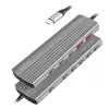 LogiLink USB 3.2 Gen2 jaotur 4+1 pordiga 2x USB-A 2x USB-C PD 100W alumiinium