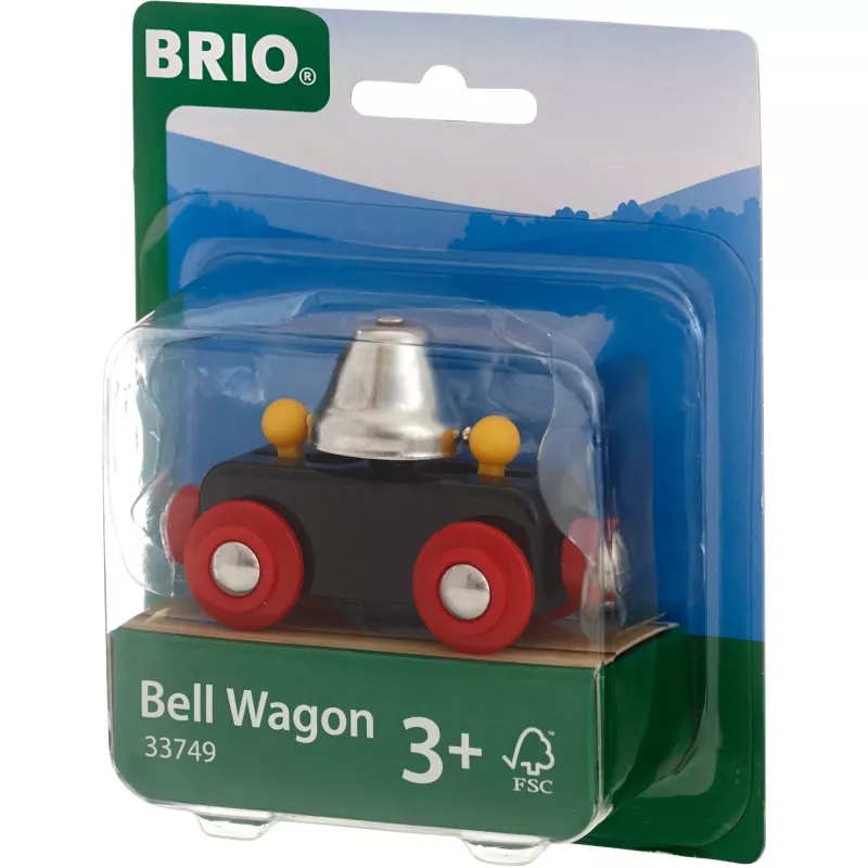 Puidust rongivagun BRIO 33749 kellukesega