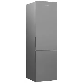 INDESIT külmik | INKS 1401 S4E1 | Energiaklass E | Eraldiseisev | Kombineeritud | Kõrgus 202,5 cm | Külmiku netomaht 266 L | Sügavkülma netomaht 120 L | 38 dB | Hõbe