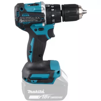 Makita DHP487Z puur 1700 RPM võtmeta 1,4 kg Must, Sinine