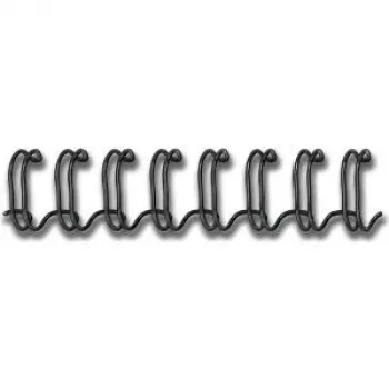 Fellowes - Köitespiraal - 12 mm - 297 mm - 34 rõngast - A4 (210 x 297 mm) - 100 lehte - Must - 100 tk. (53273)